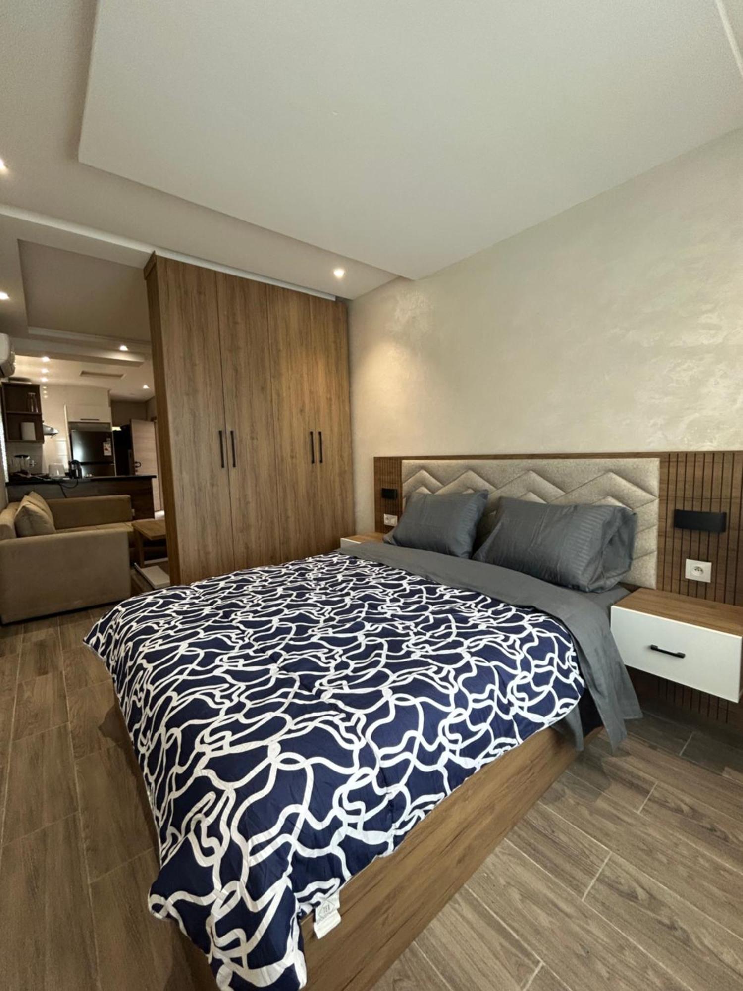 Splendide Studio Haut Standing En Face De La Marina Et A 200 M Du Port De Tanger - 1 Chambre Double エクステリア 写真
